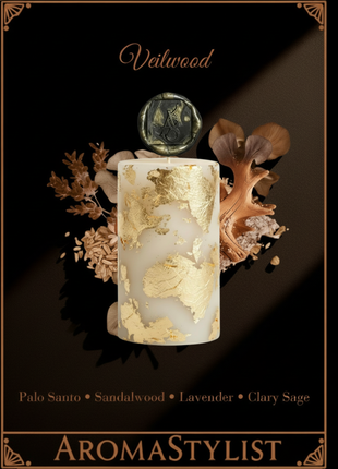 Veilwood Signature Pillar Candle