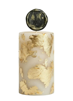 Almond Lustre Signature Pillar Candle
