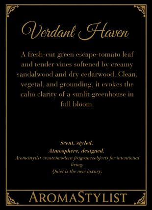 Verdant Haven Signature Pillar Candle