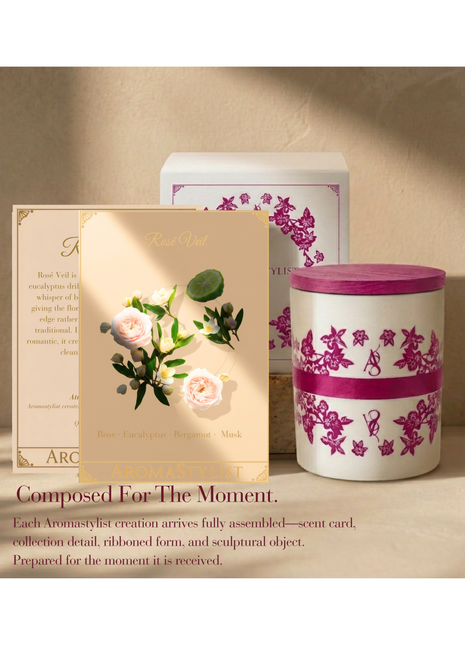 Rosé Veil Ornamenta Jar Candle