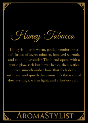Honey Tobacco Signature Cube Candle
