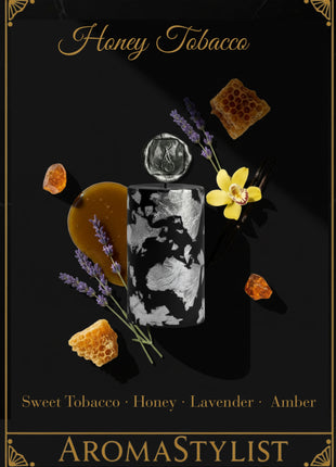 Honey Tobacco Signature Pillar Candle