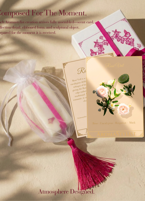 Rosé Veil Ornamenta Wax Air Freshener