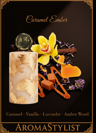 Caramel Ember Signature Pillar Candle