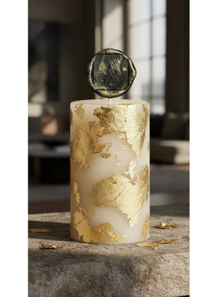 Rosé Veil Signature Pillar Candle