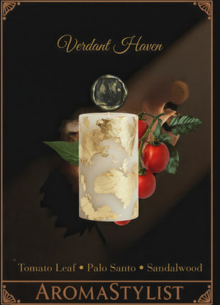 Verdant Haven Signature Pillar Candle
