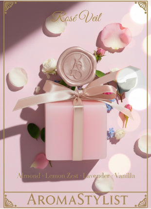 Rosé Veil Rituals Cube Candle