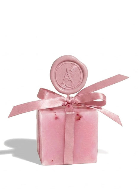 Rosé Veil Rituals Cube Candle by AromaStylist — rose, eucalyptus, bergamot and musk